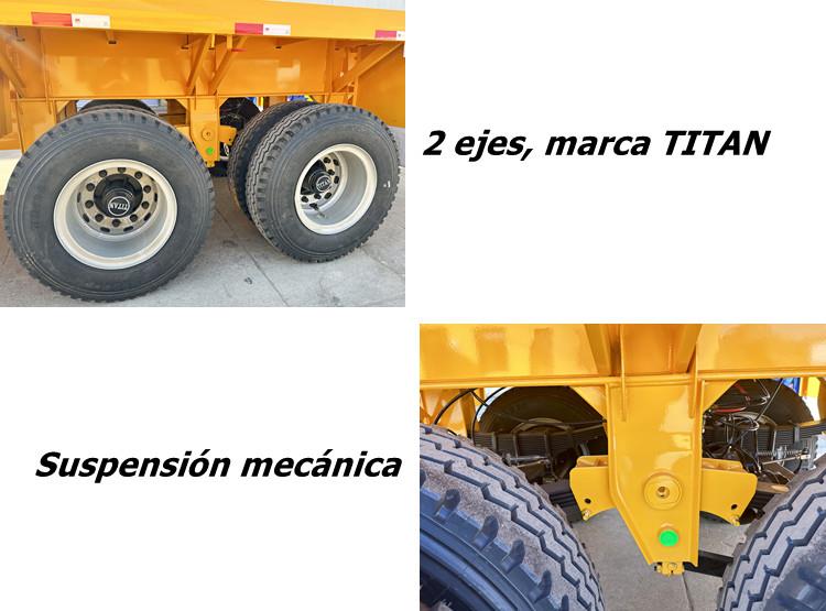 Trailer de plataforma de dos 2 ejes en venta en Costa Rica San José