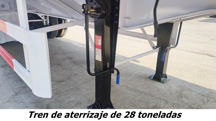 Remolque plataforma de 40 pies 3 ejes trailer precio en Dominican