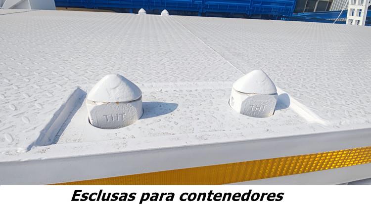 Remolque plataforma de 40 pies 3 ejes trailer precio en Dominican