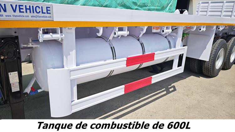 Semirremolque plataforma plana para trailer 3 ejes en venta en Santiago de Chile