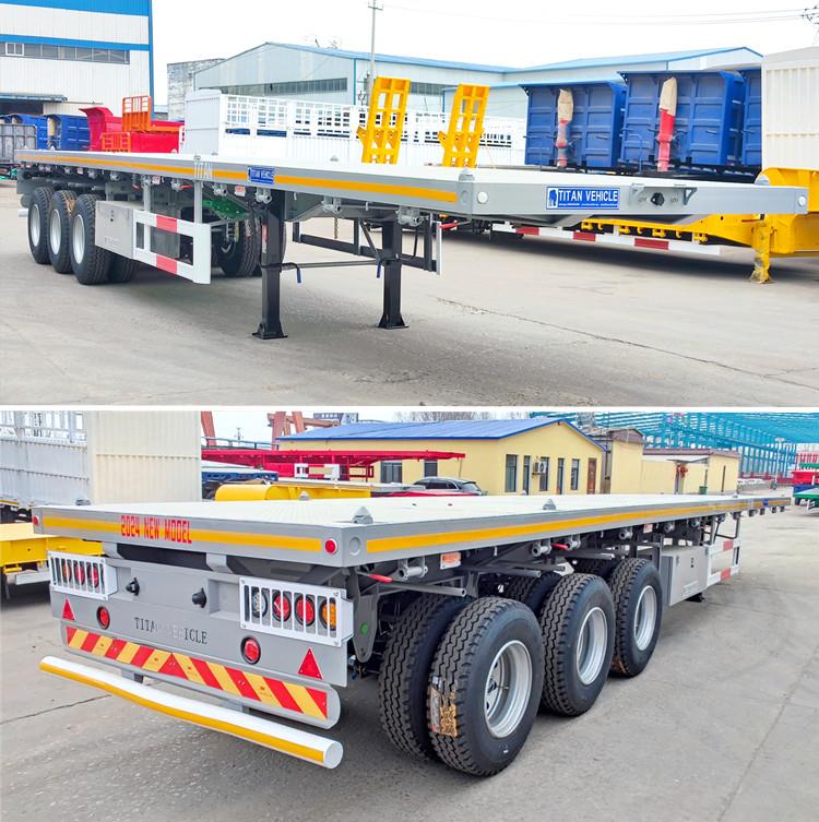 Trailer con plataforma de 12 metros ferbus 3 ejes fruehauf 40 pies en venta en Mexico