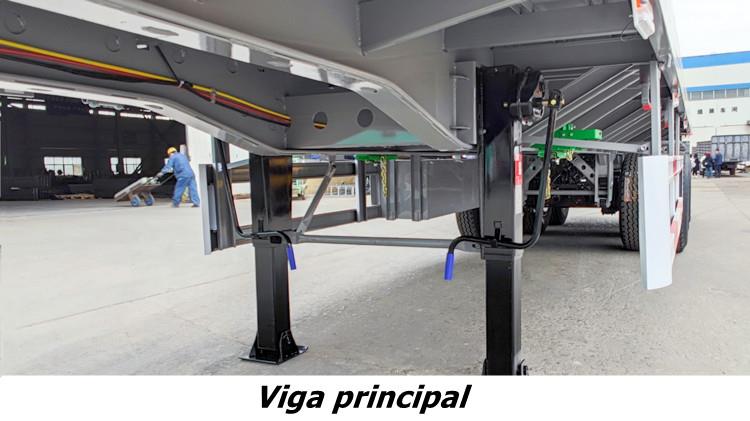 Trailer con plataforma de 12 metros ferbus 3 ejes fruehauf 40 pies en venta en Mexico