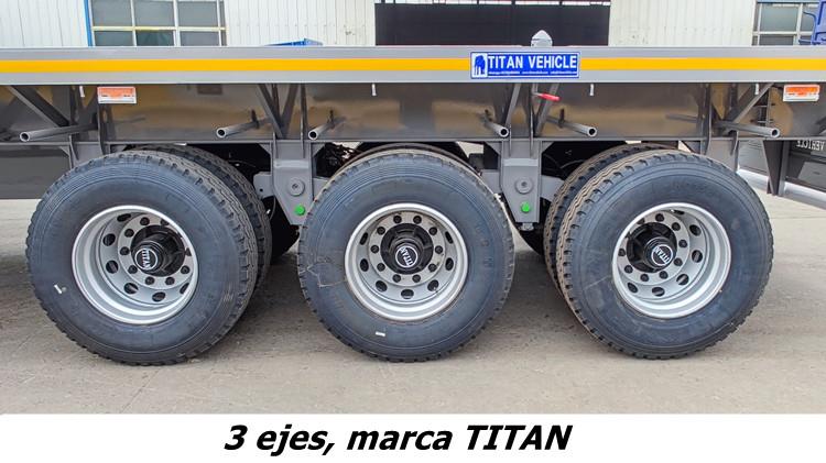 Trailer con plataforma de 12 metros ferbus 3 ejes fruehauf 40 pies en venta en Mexico