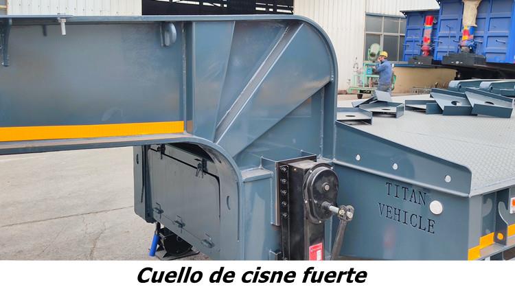 Semirremolque de plataforma cama baja en venta en Nicaragua