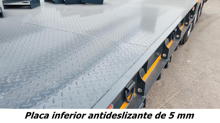 Semirremolque de plataforma cama baja en venta en Nicaragua