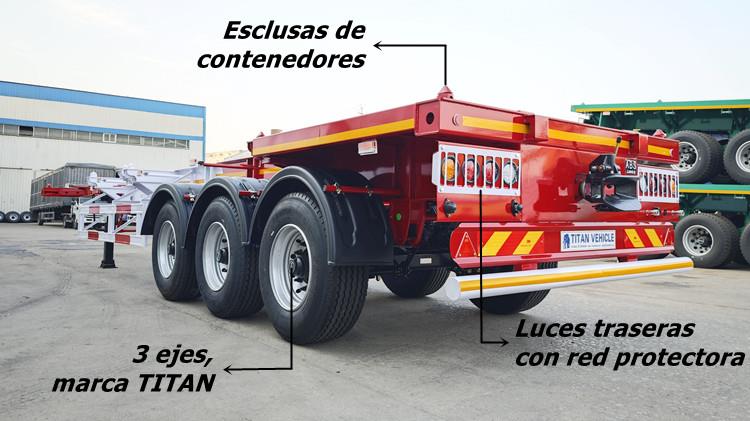Venta de semirremolques portacontenedores nuevos en Panamá