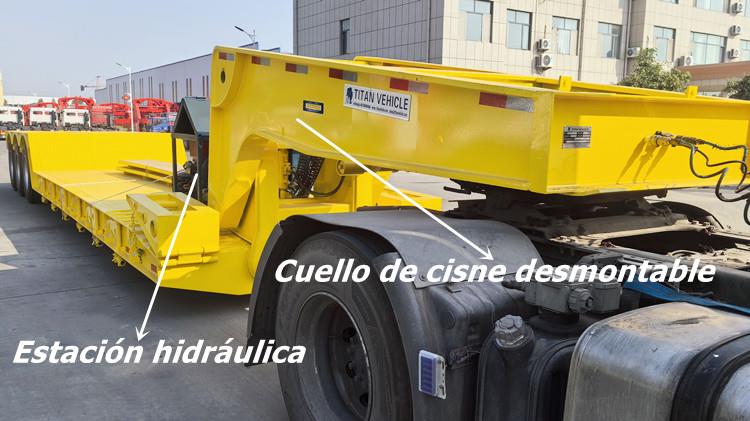 Precio de lowboy cama baja randon 3 ejes 60 toneladas en venta en Dominican